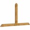 Ekena Millwork Portland Rough Sawn Timber Gable Bracket, Western Red Cedar, 108"W x 58"H x 4"D x 6"F, 13/12 Pitch GBW108X58X0406POR00RWR - alternate 2